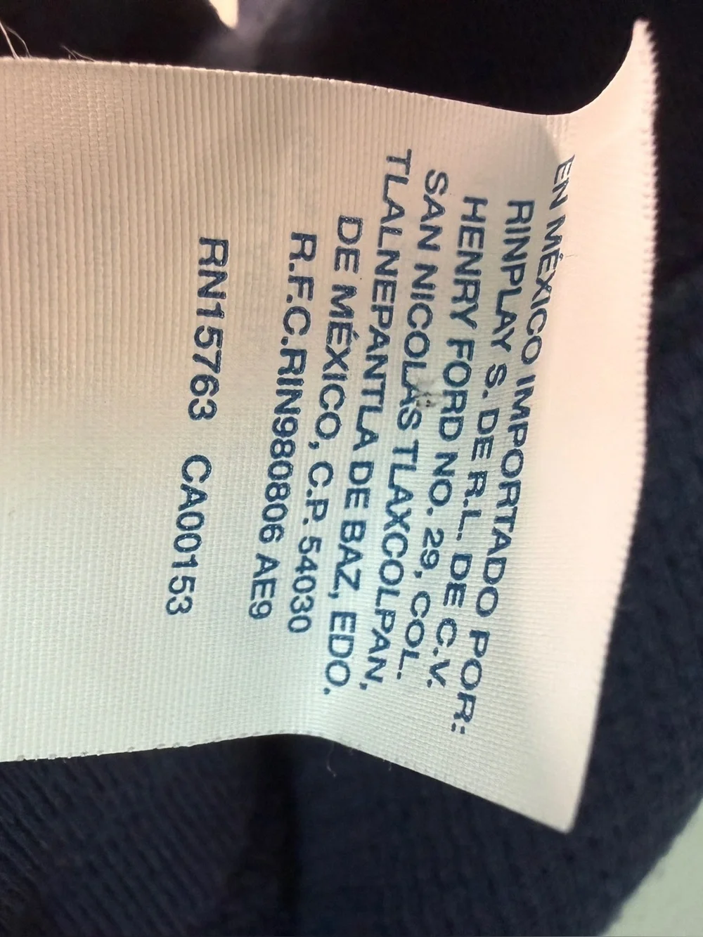 Polo Ralph Lauren navy thermal